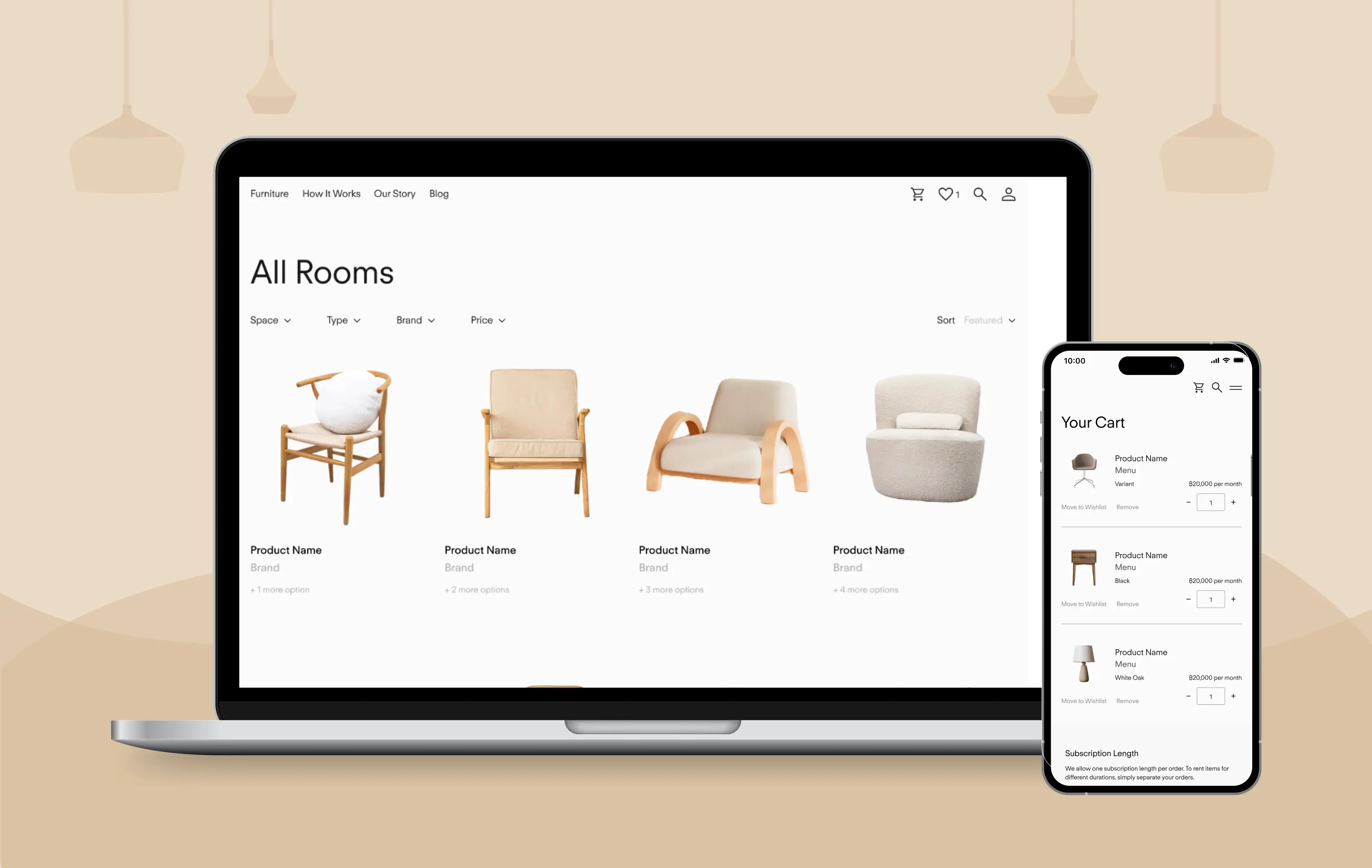 High-End Furniture E-commerce Platform