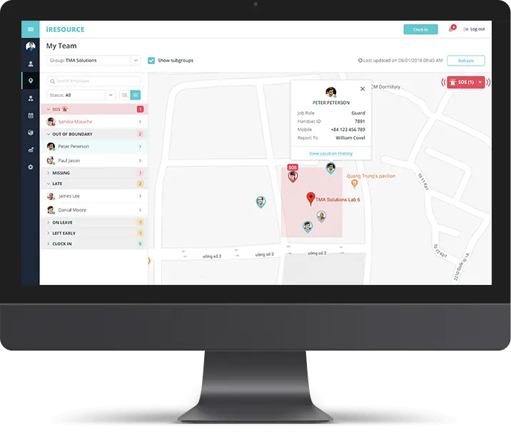 tracking tablet